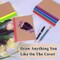 12 Pack Kraft Notebooks, Journals in Bulk for Writing, Blank Paper Sketchbooks, 60 Pages Notebook